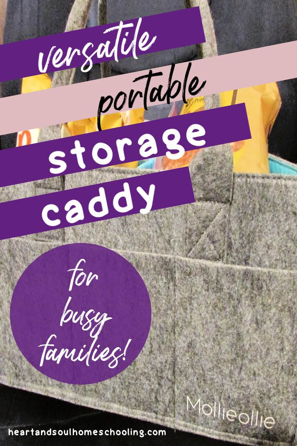 Homeschool Organization: Supply Caddy