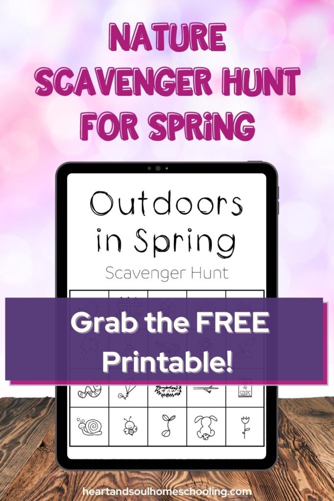 How to Have an Outdoor Scavenger Hunt in Spring - Heart and Soul ...