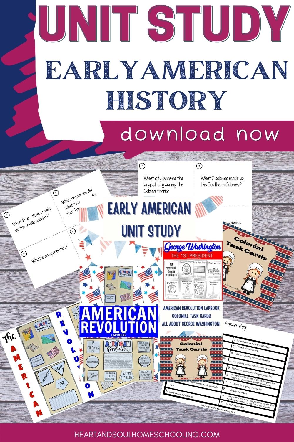 Colonies and the Revolutionary War: Early American History Unit Study ...