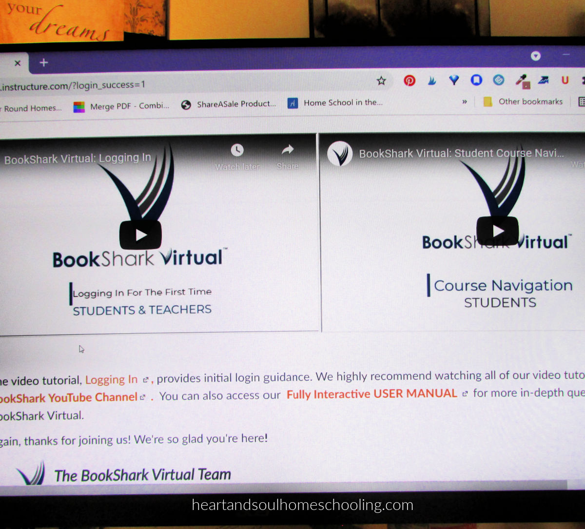 Encourage Independent Learning With BookShark Virtual - Heart And Soul ...