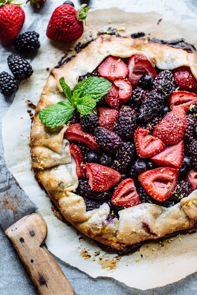 Blackberry And Strawberry Tarte - Heart And Soul Homeschooling