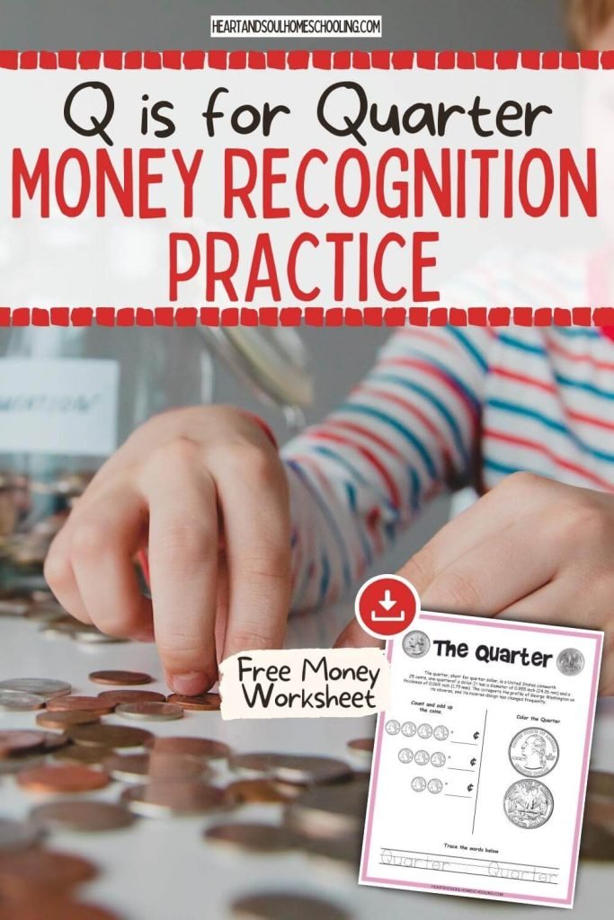 Money Identification Write and Color Book - Heart and Soul Homeschooling